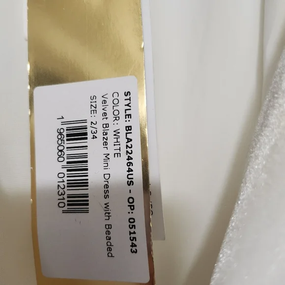 Patbo Velvet Beaded Blazer Dress - Picture 4 of 14